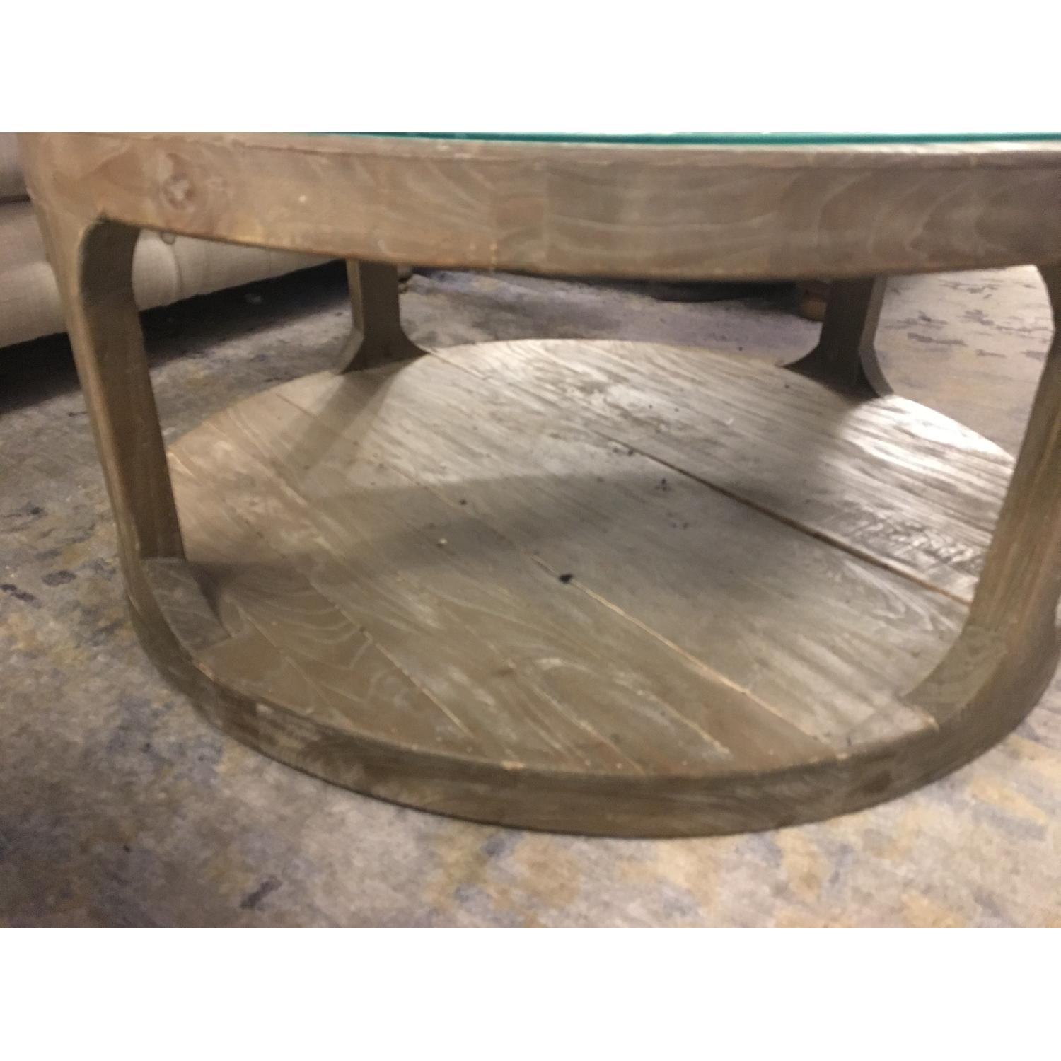 Restoration Hardware Martens Round Coffee Table - image-4