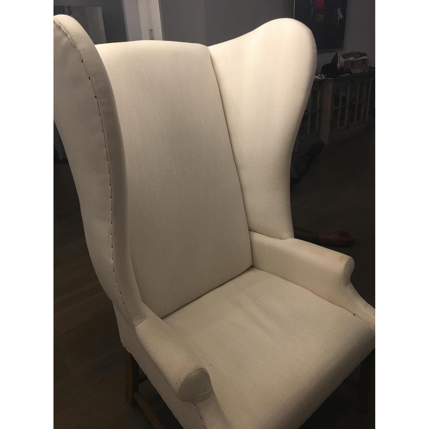 Restoration Hardware French Wingback Chair - image-10
