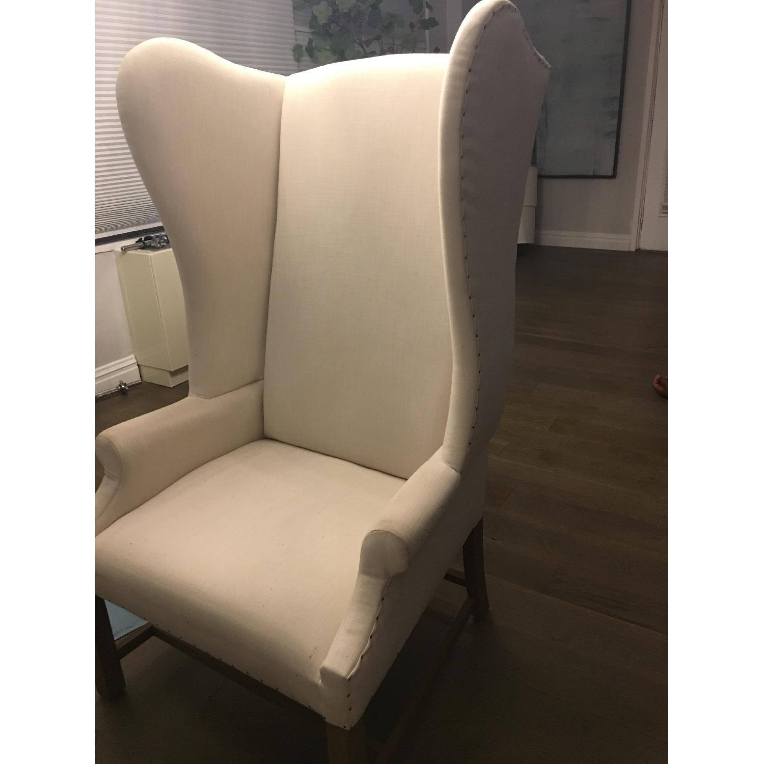 Restoration Hardware French Wingback Chair - image-11