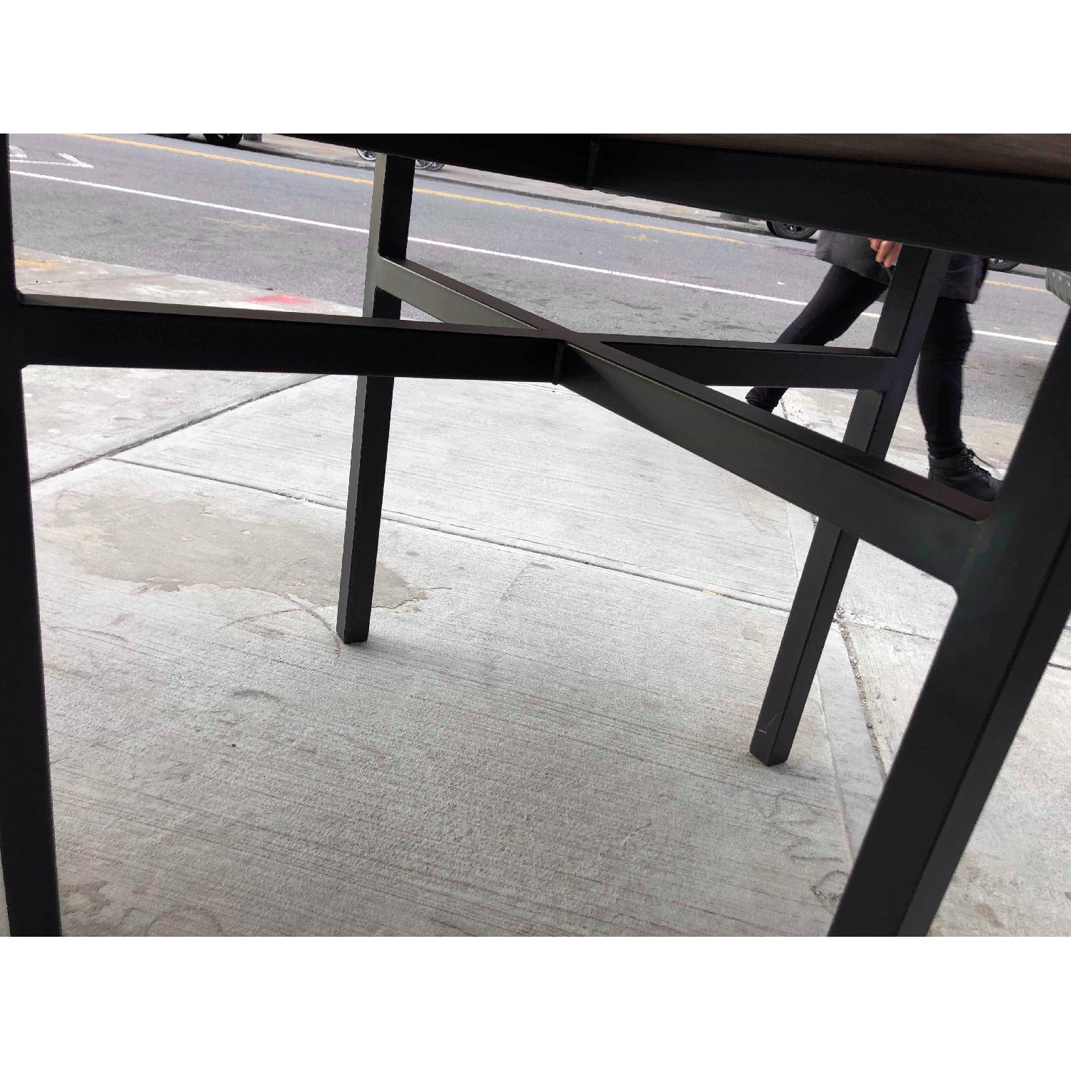 Modern Round Dining Table w/ Metal Legs - image-1