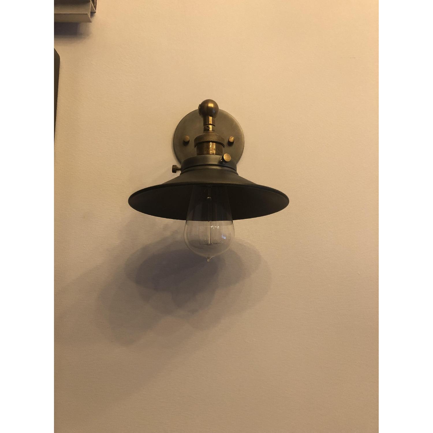 Restoration Hardware 20th C. Factory Sconces - image-2