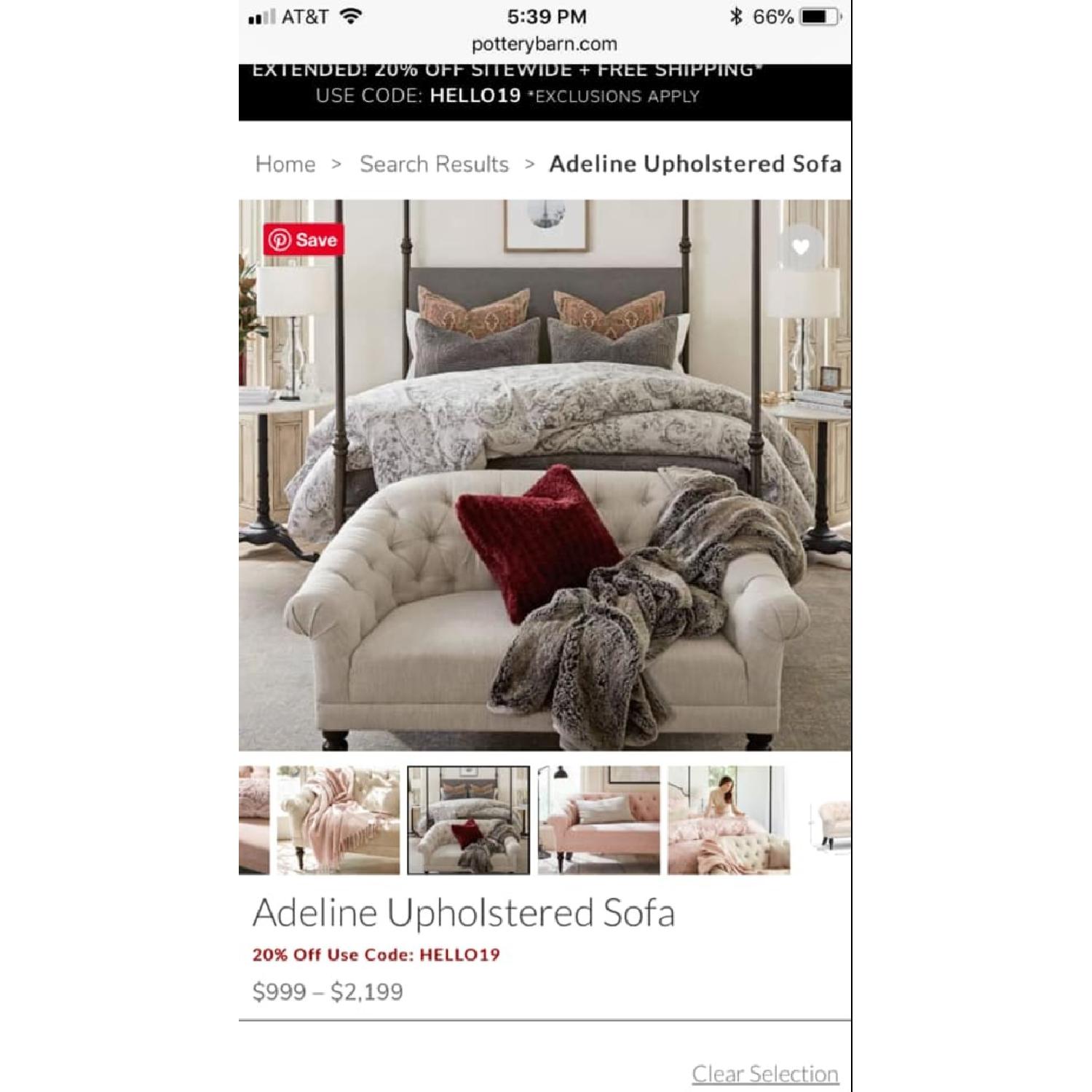 Pottery Barn Adeline Mini Sofa - image-4