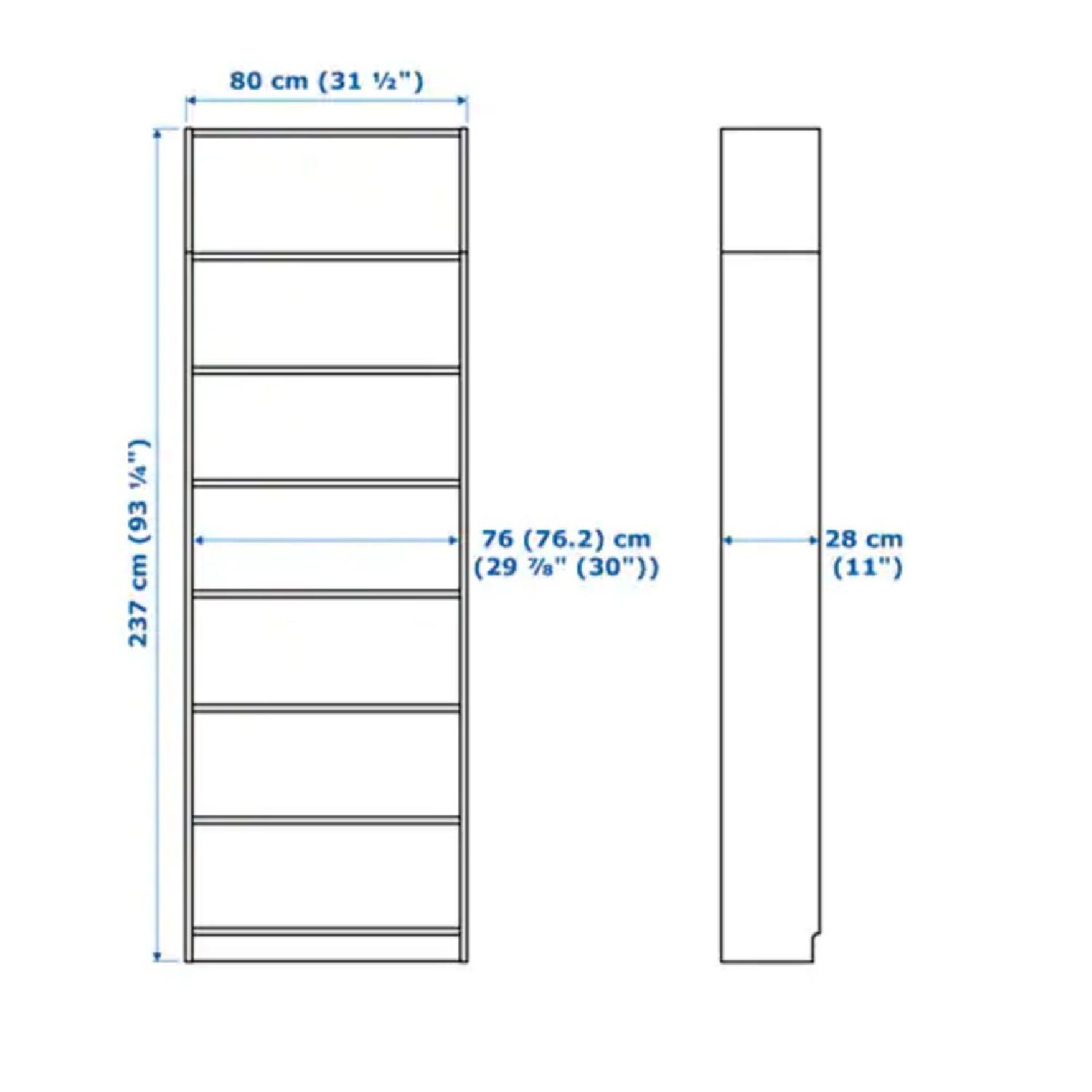 Ikea Billy Bookcase in Birch Veneer - image-1