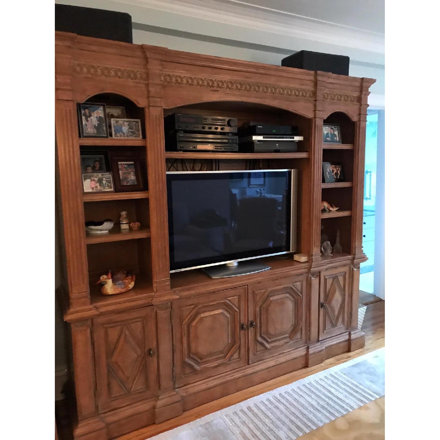Solid Oak Wall Unit - image-1