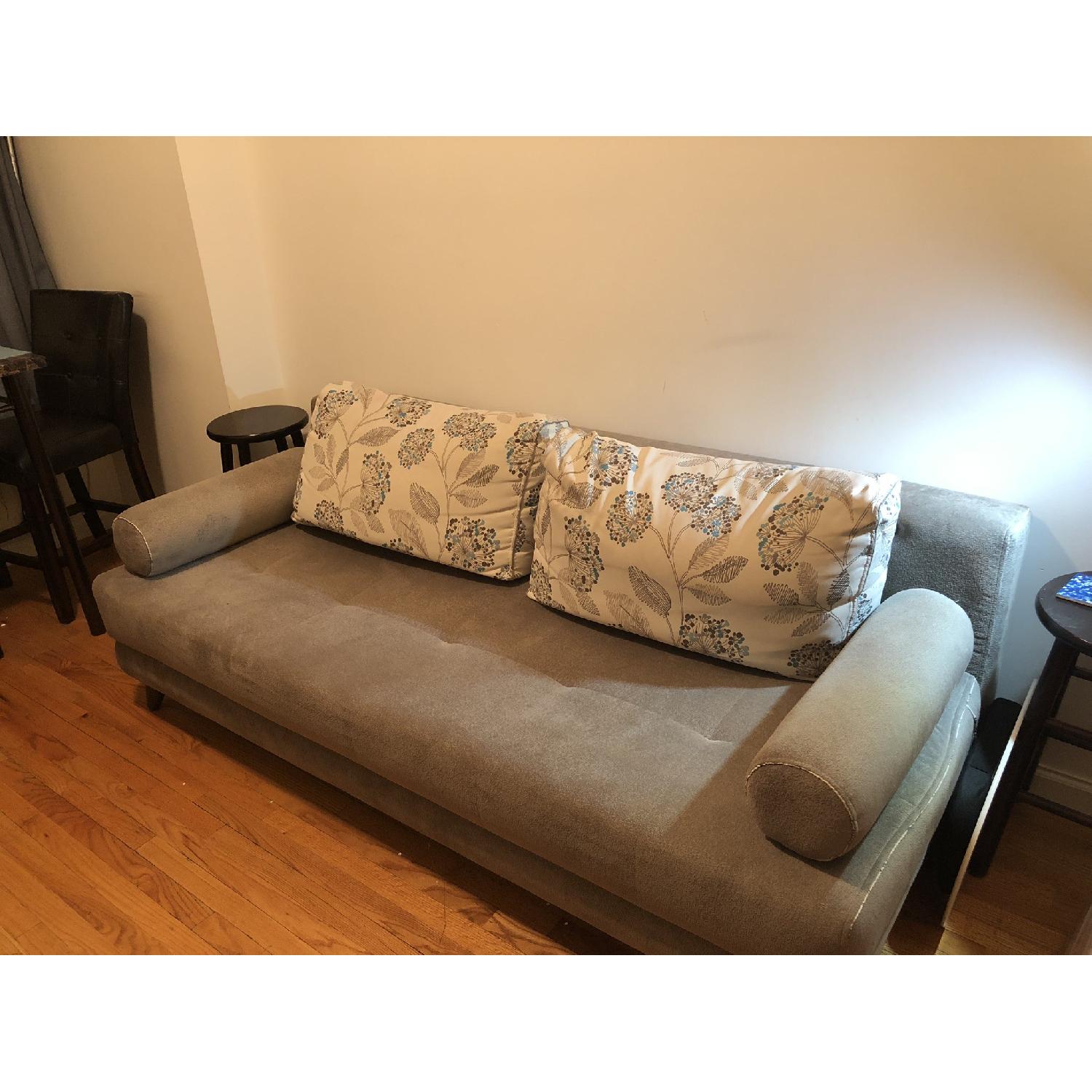 Victor's Villa Queen Size Sleeper Sofa w/ Storage - image-1