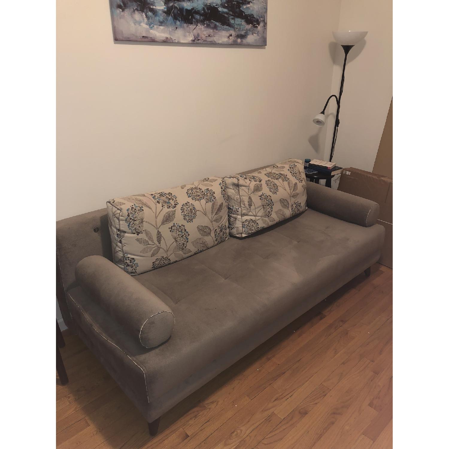 Victor's Villa Queen Size Sleeper Sofa w/ Storage - image-2