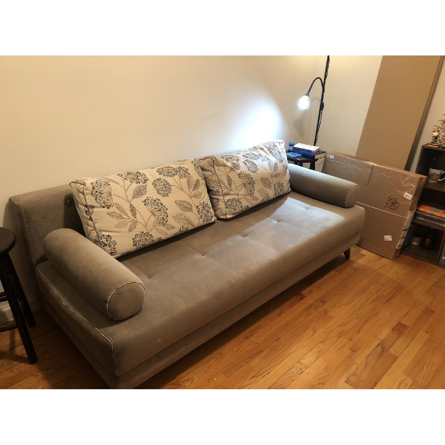 Victor's Villa Queen Size Sleeper Sofa w/ Storage - image-3