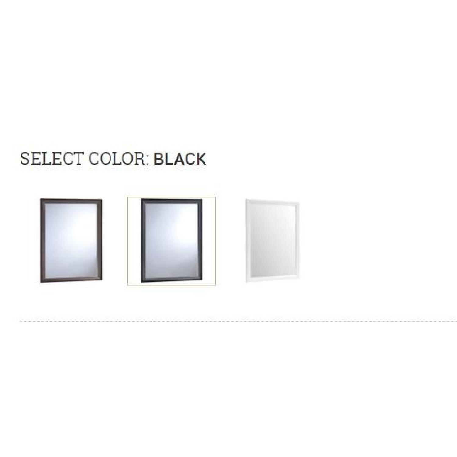 Manhattan Home Design Tracy Mirror in Black - image-1