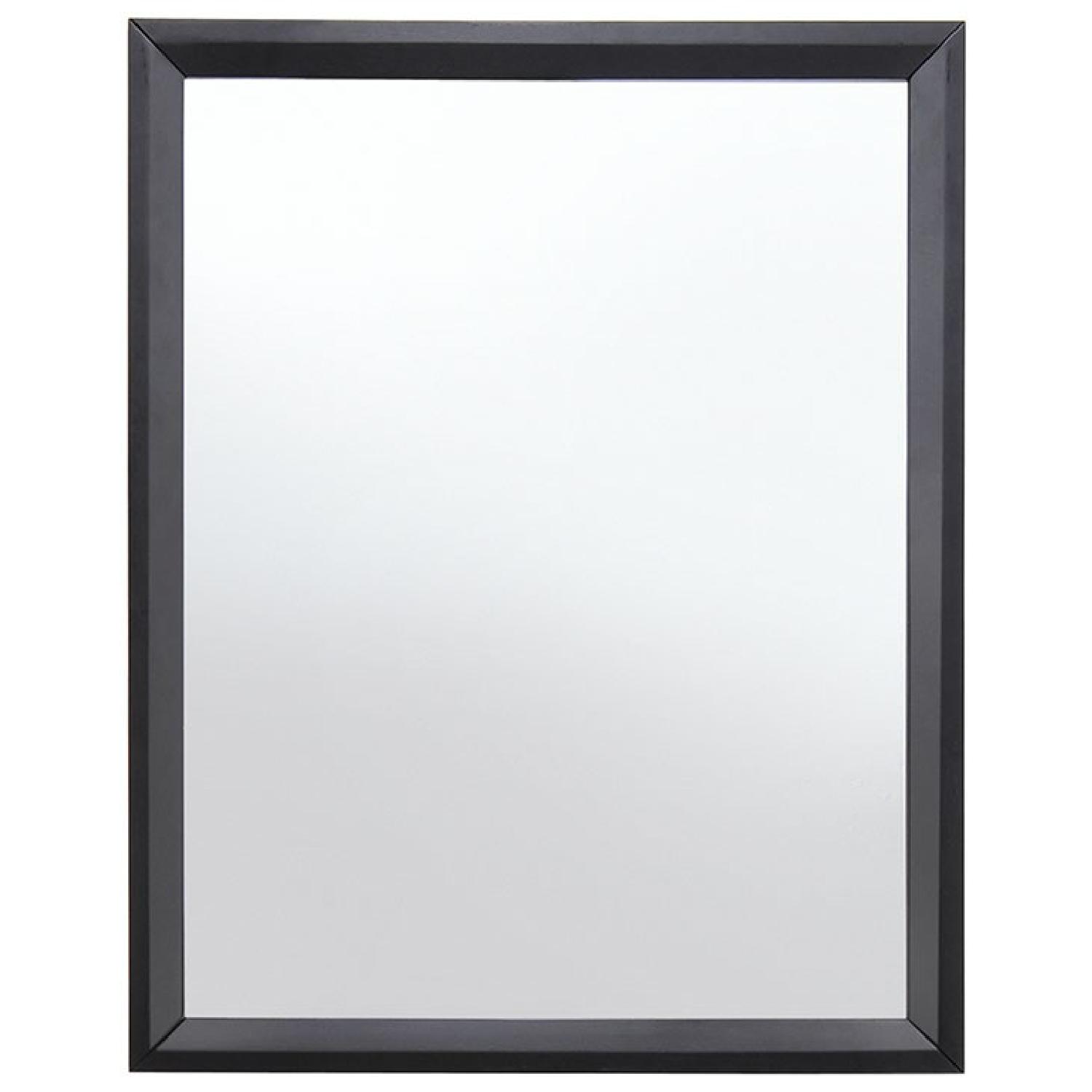Manhattan Home Design Tracy Mirror in Black - image-4
