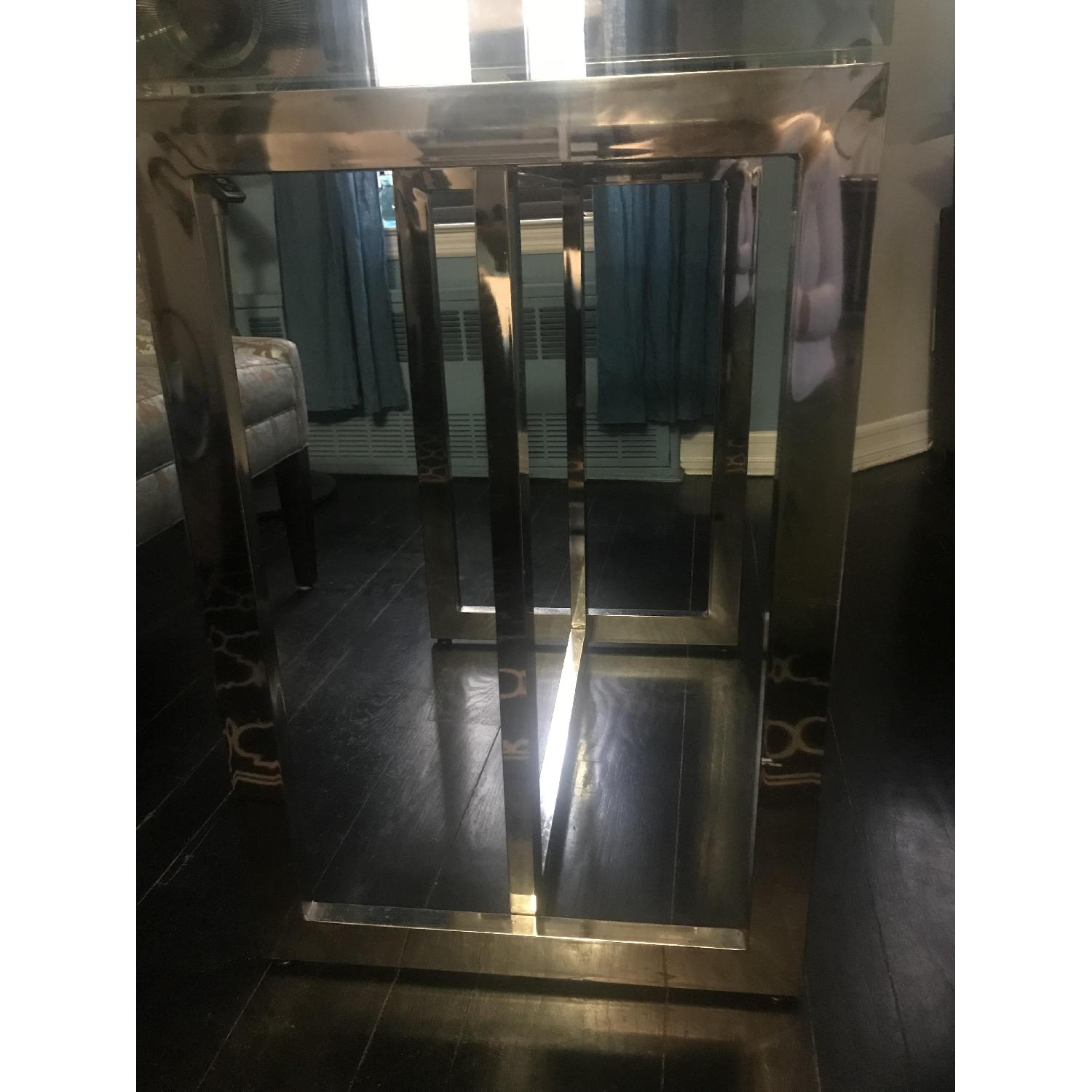 Pottery Barn Glass Dining Table - image-3