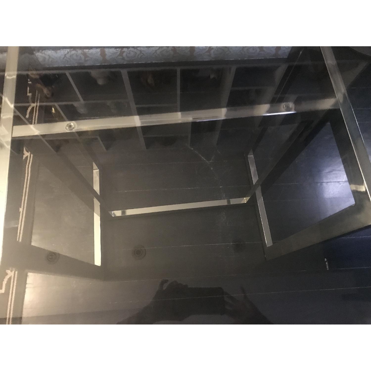 Pottery Barn Glass Dining Table - image-4