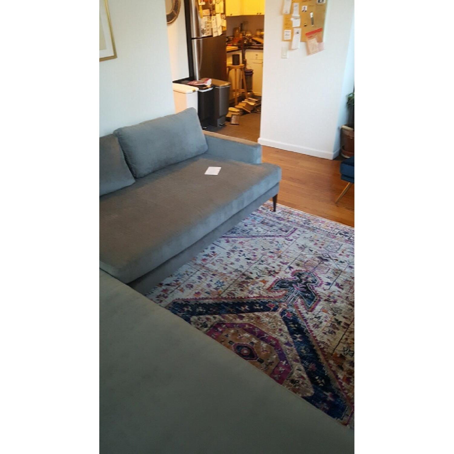 West Elm Andes Extra Deep Sectional Sofa w/ Terminal Chaise - image-2