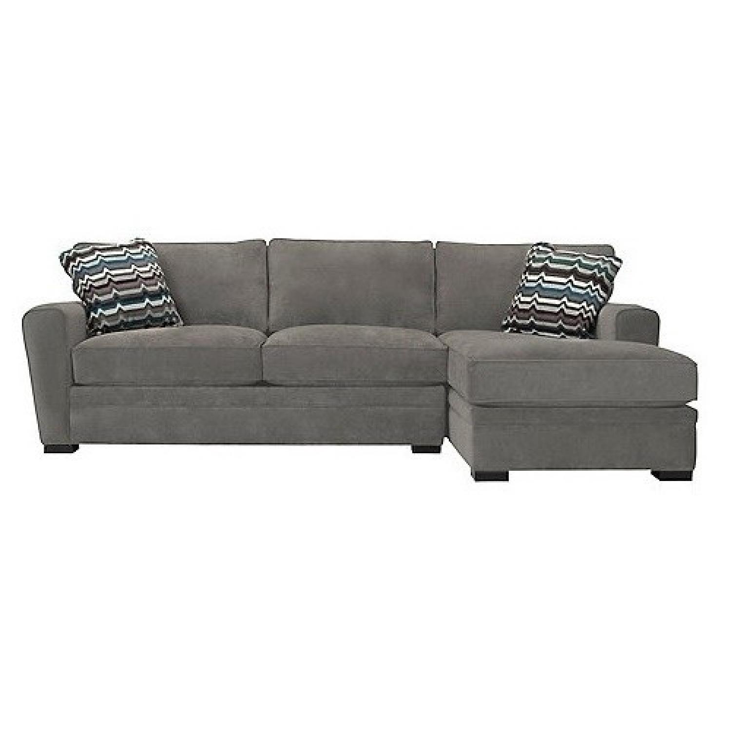 Raymour & Flanigan Artemis Sleeper Sectional Sofa w/ Chaise AptDeco
