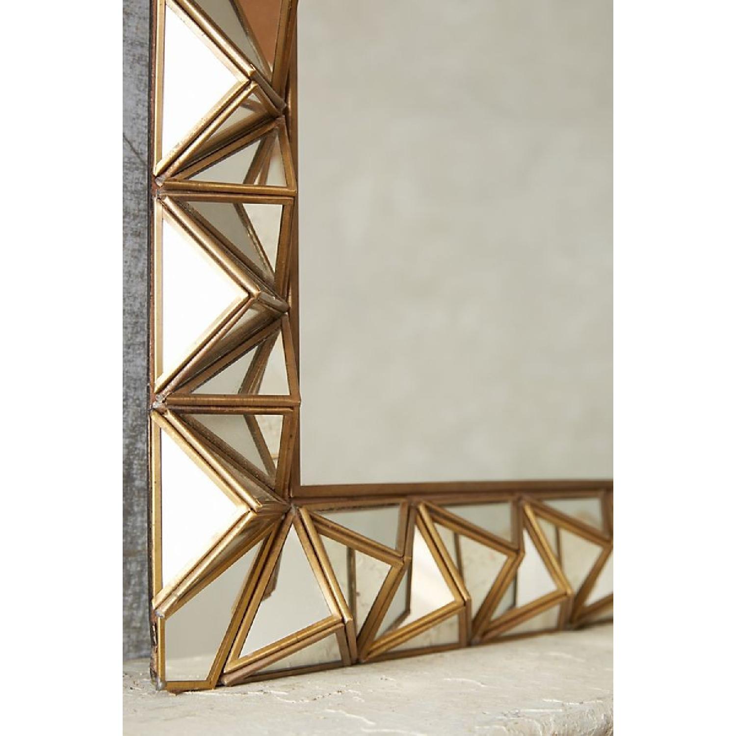 Anthropologie Studded Pyramid Mirror - AptDeco