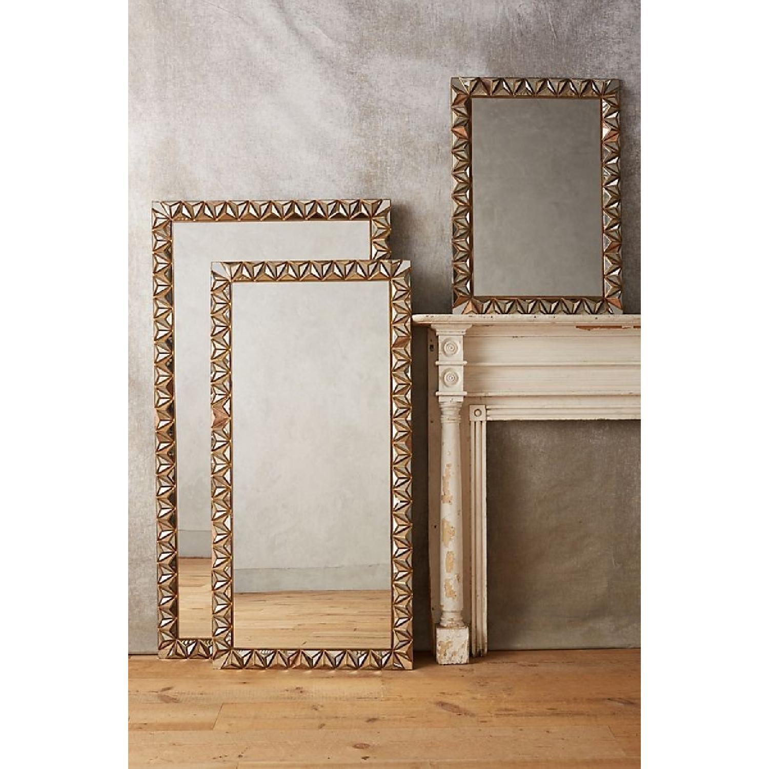 Anthropologie Studded Pyramid Mirror - AptDeco