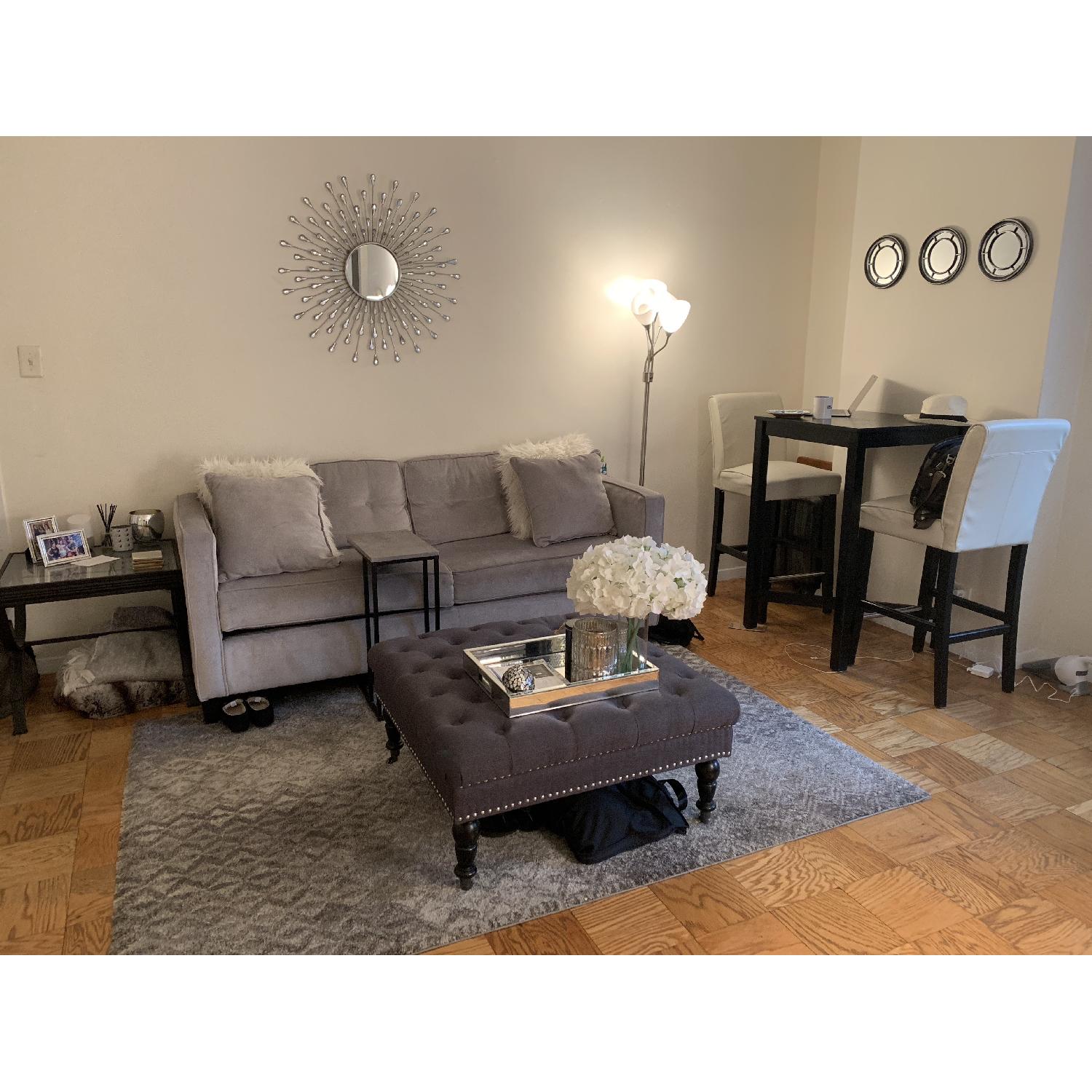 Will Alro Interiors Rittenhouse Tufted Cocktail Ottoman - image-1