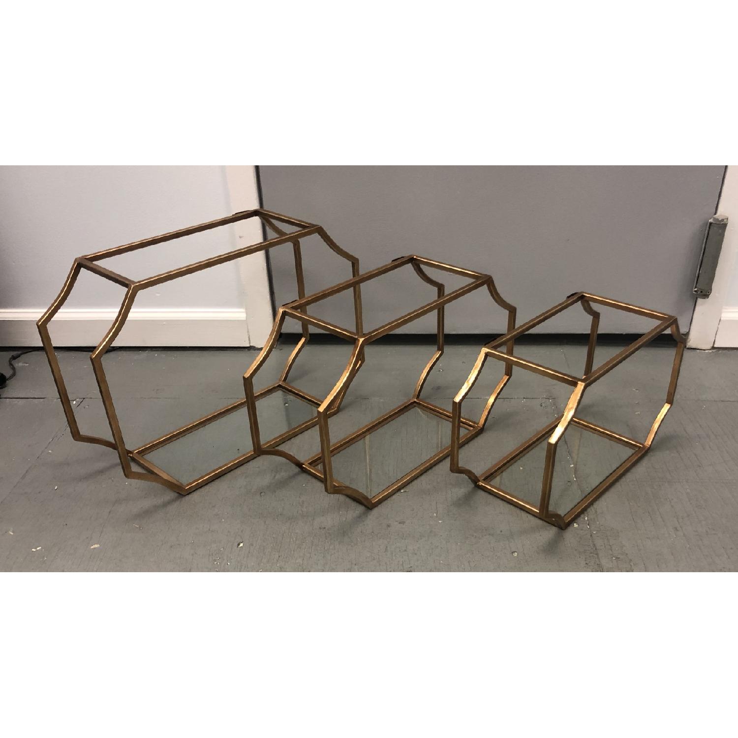 Uttermost Lindee Gold Wall Shelves AptDeco