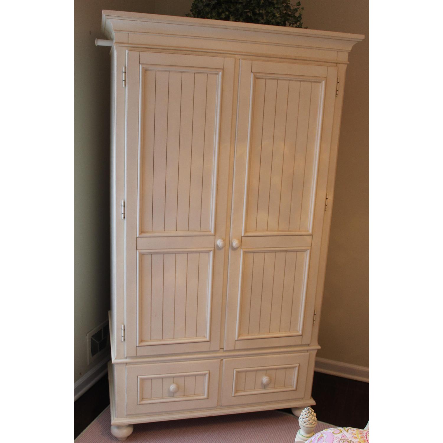 Ethan Allen Cottage Style Armoire - image-1