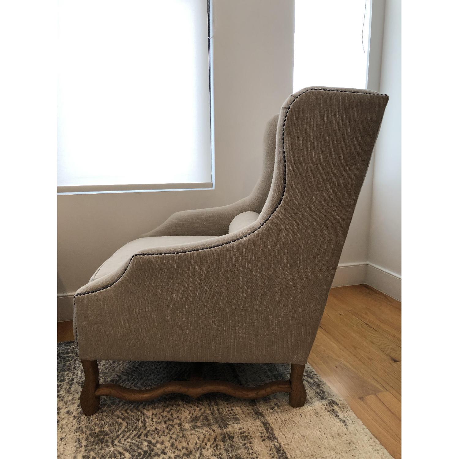 Restoration Hardware 17th Century Wingback Chair - image-3