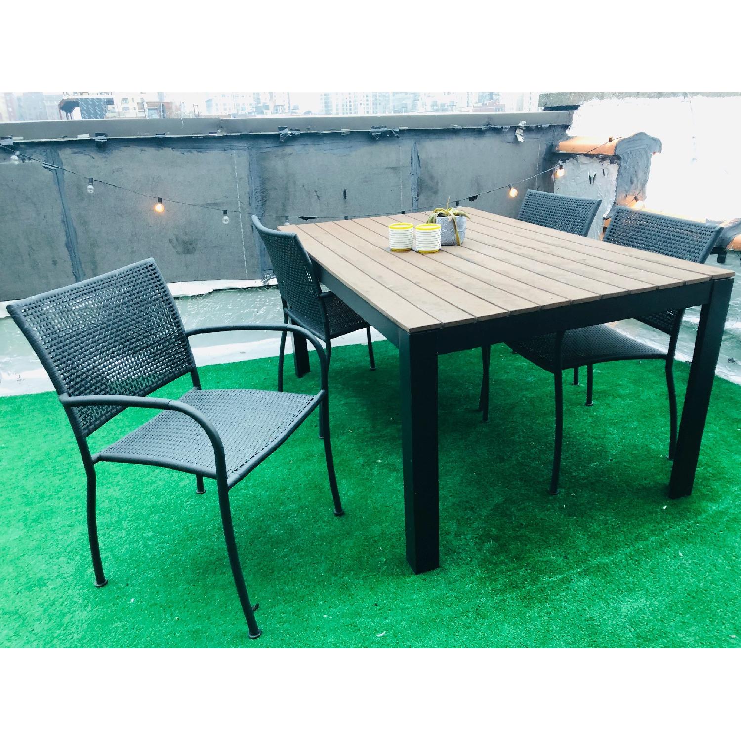 Ikea Outdoor Patio Dining Table w/ 4 Chairs - image-2
