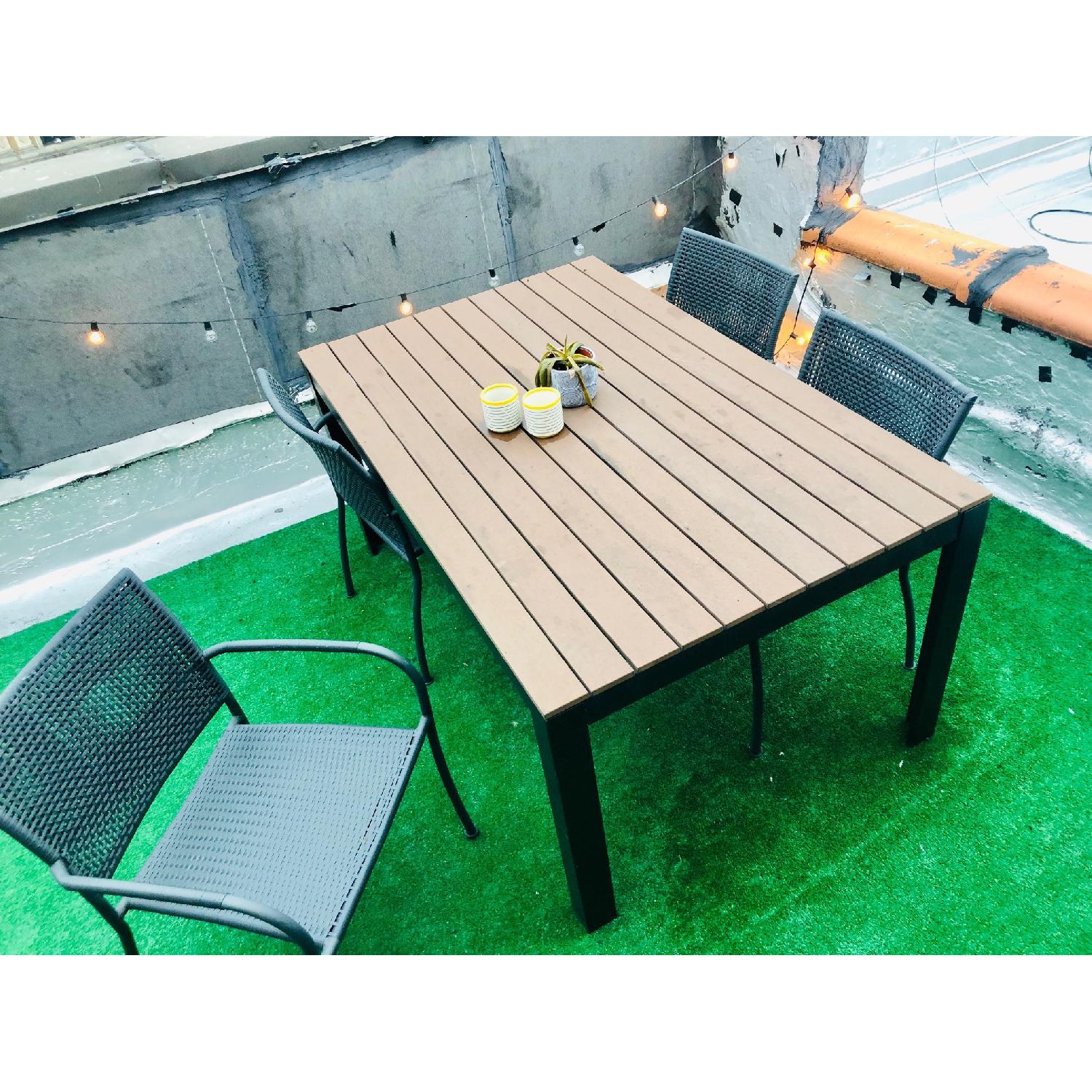 Ikea Outdoor Patio Dining Table w/ 4 Chairs - image-3