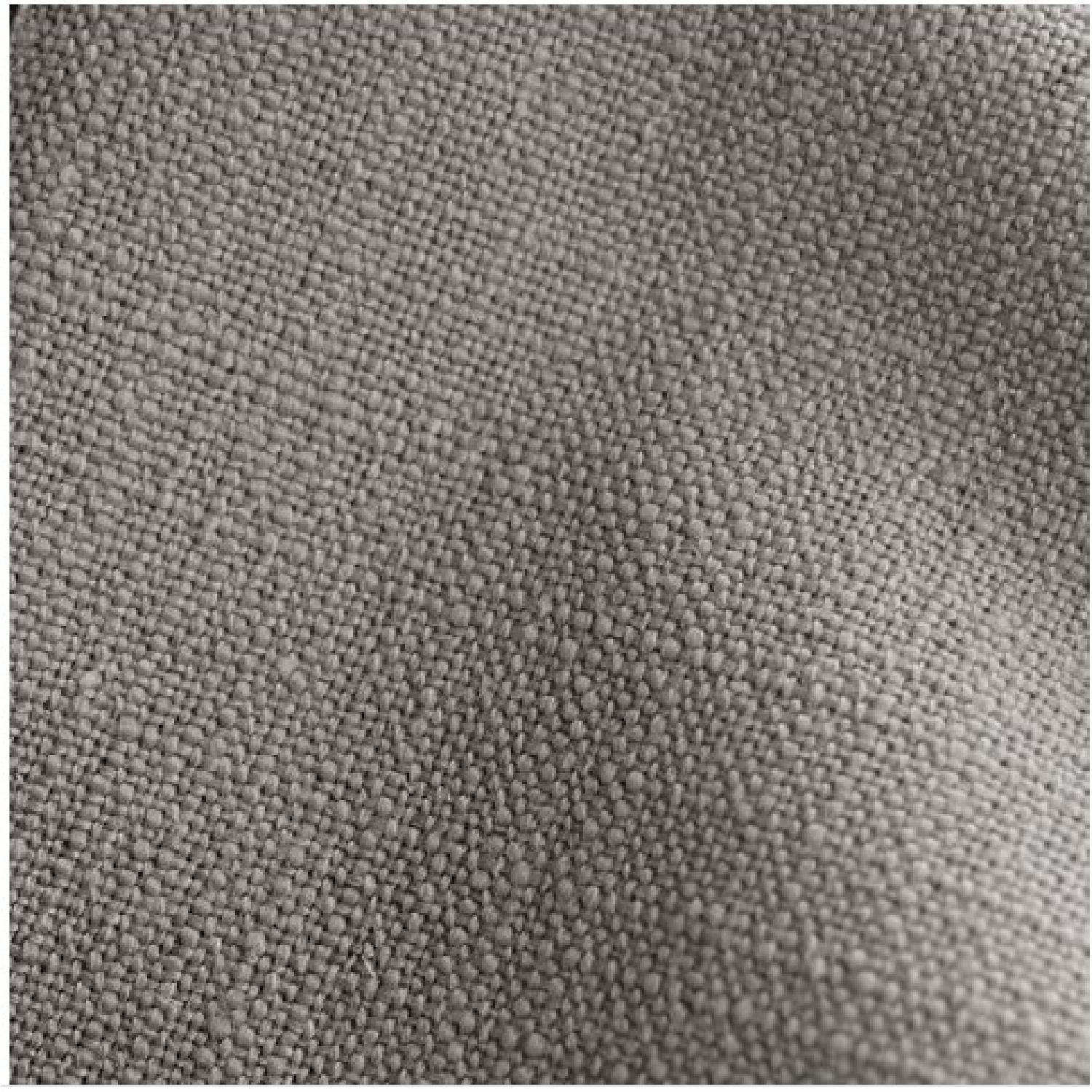 Kelly Wingback King Bed w/ Headboard in Gray Linen - image-1