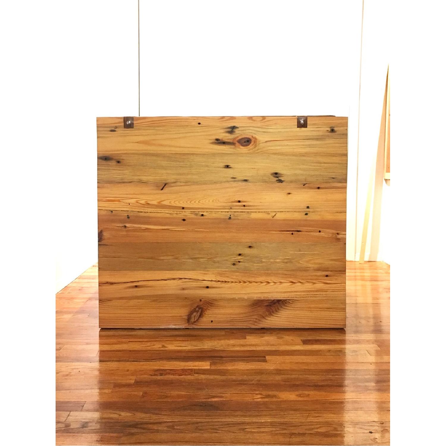 Solid Pine & Leather Donald Judd Inspired Bench - image-5