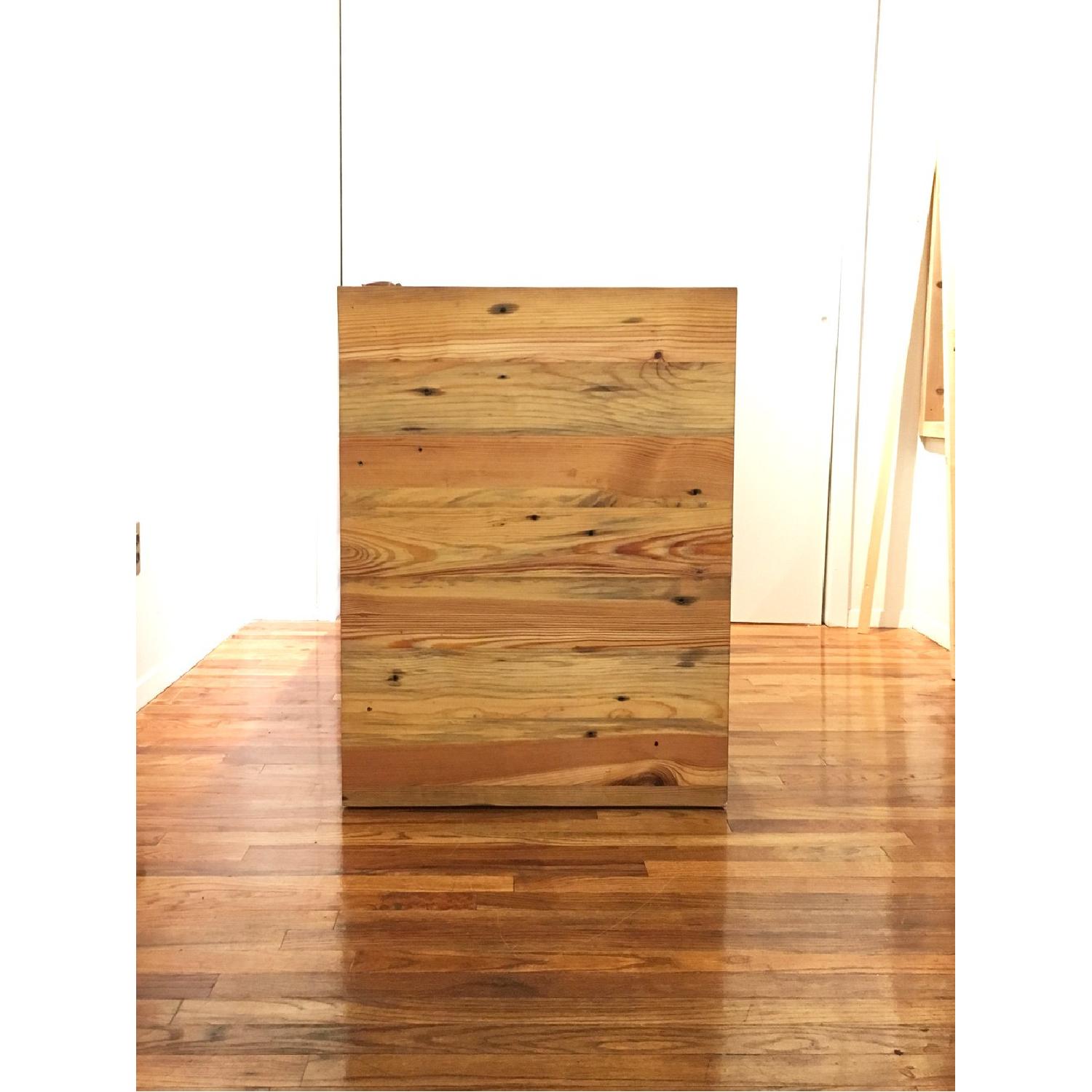 Solid Pine & Leather Donald Judd Inspired Bench - image-7