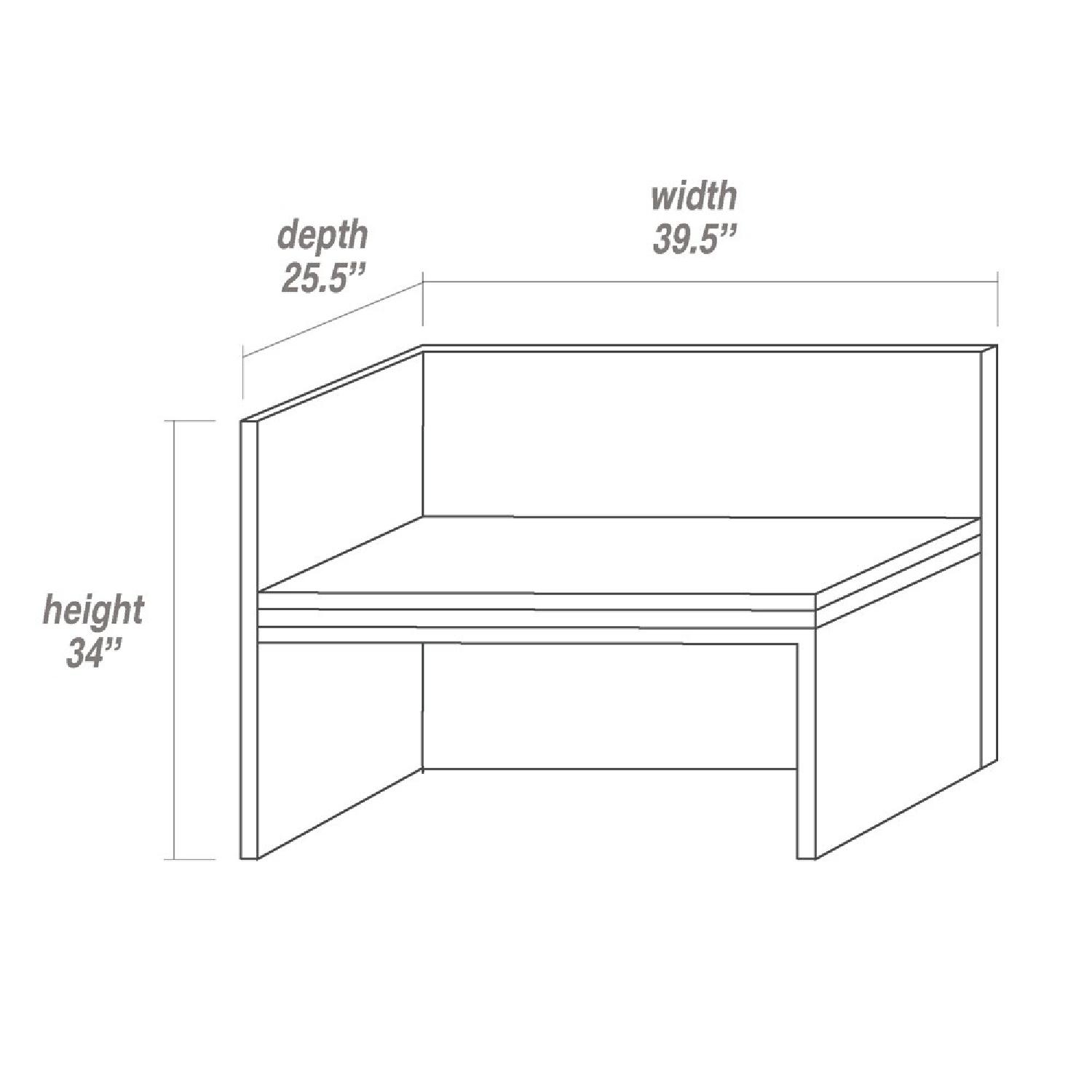 Solid Pine & Leather Donald Judd Inspired Bench - image-10