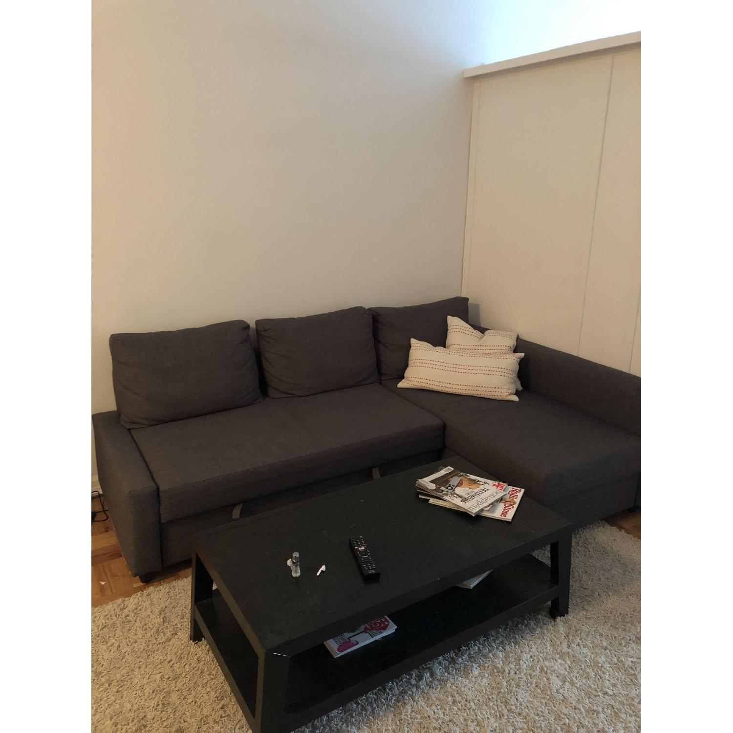 Ikea Sleeper Sectional Sofa w/ Storage - image-2