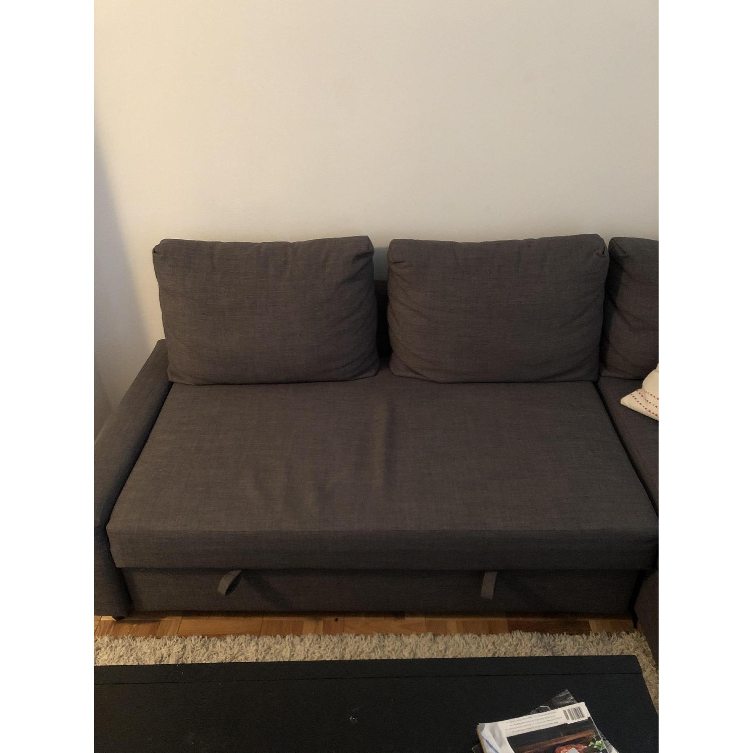 Ikea Sleeper Sectional Sofa w/ Storage - image-3