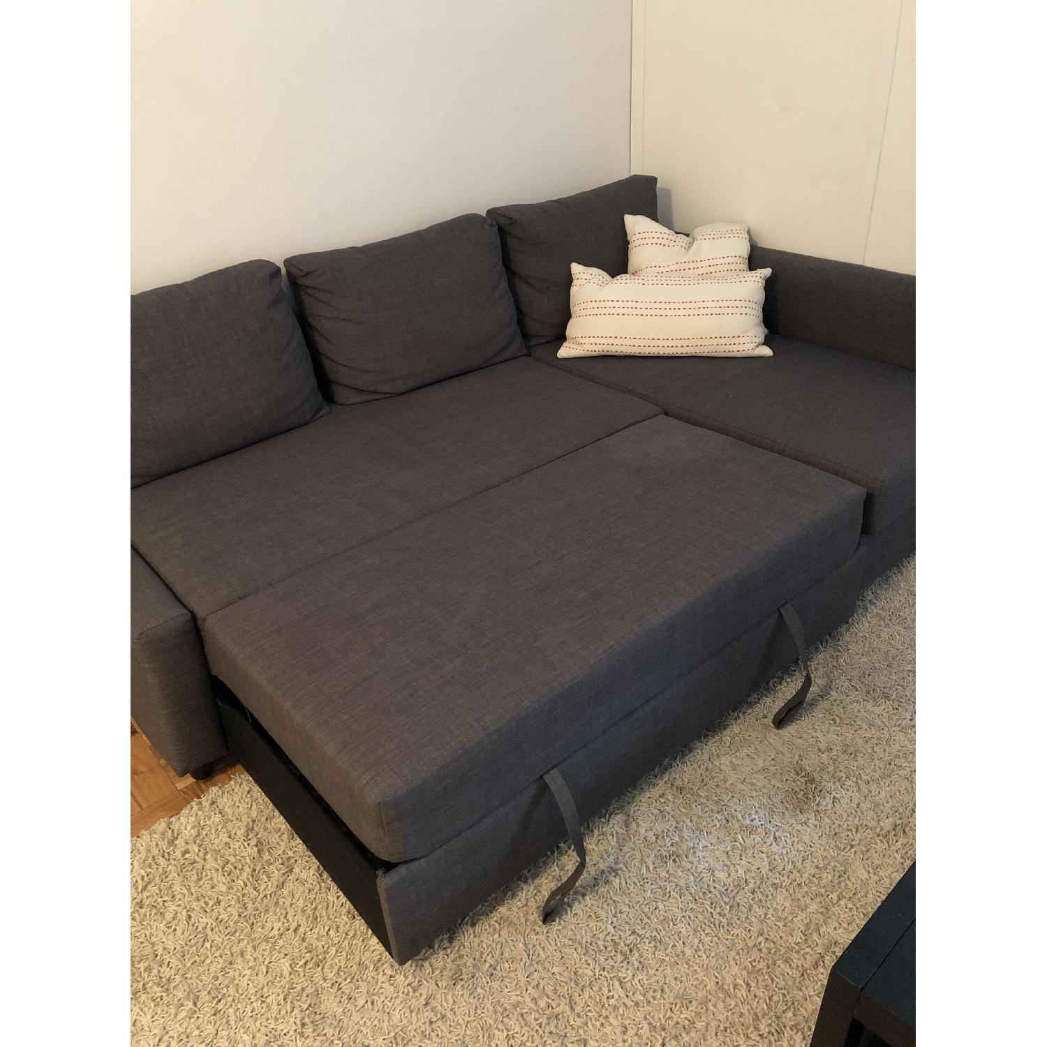 Ikea Sleeper Sectional Sofa w/ Storage - image-4