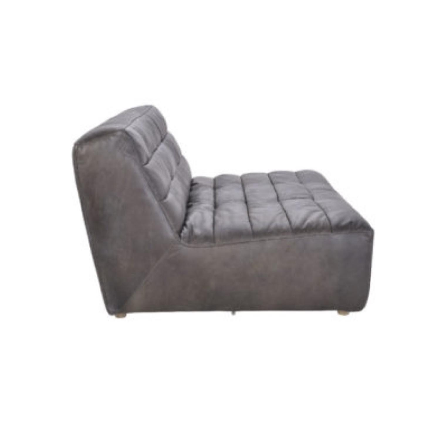 Timothy Oulton Shabby Leather Sectional Sofa - image-1