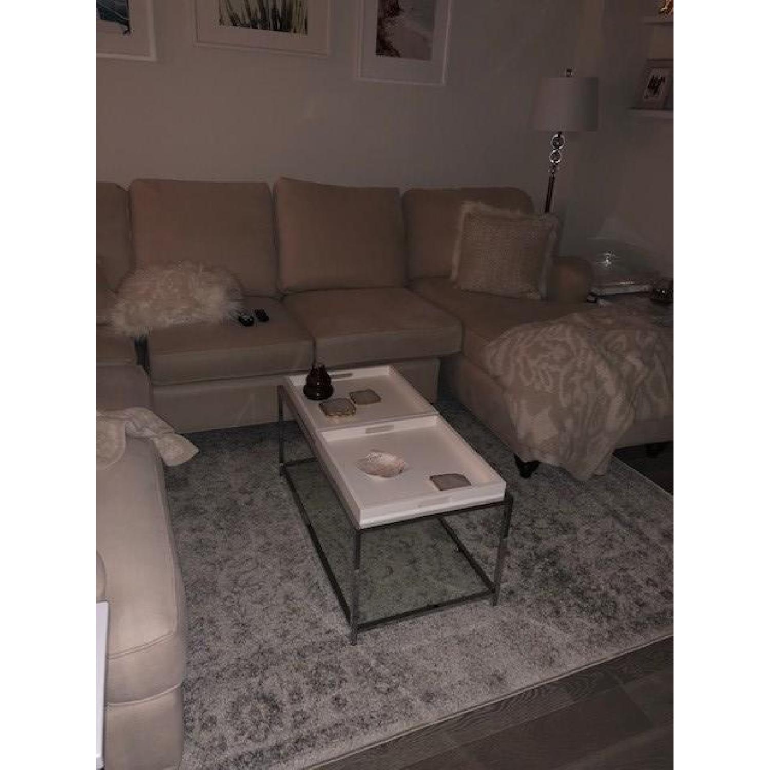 Wrought Studio Boger Coffee Table w/ Removable Trays - image-2