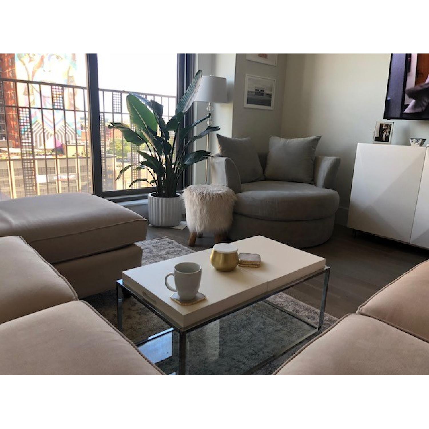 Wrought Studio Boger Coffee Table w/ Removable Trays - image-4