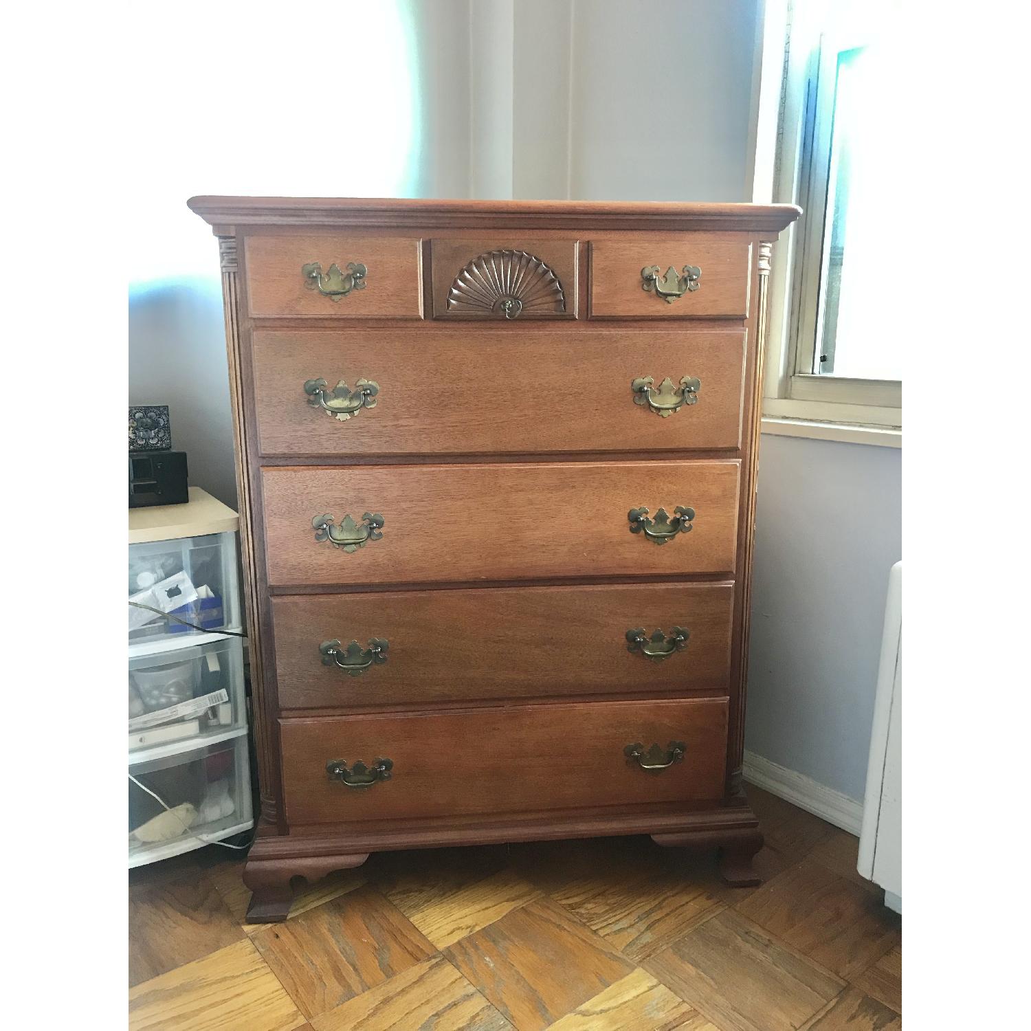 Kling 1950s Solid Wood Mahogany Dresser - image-1