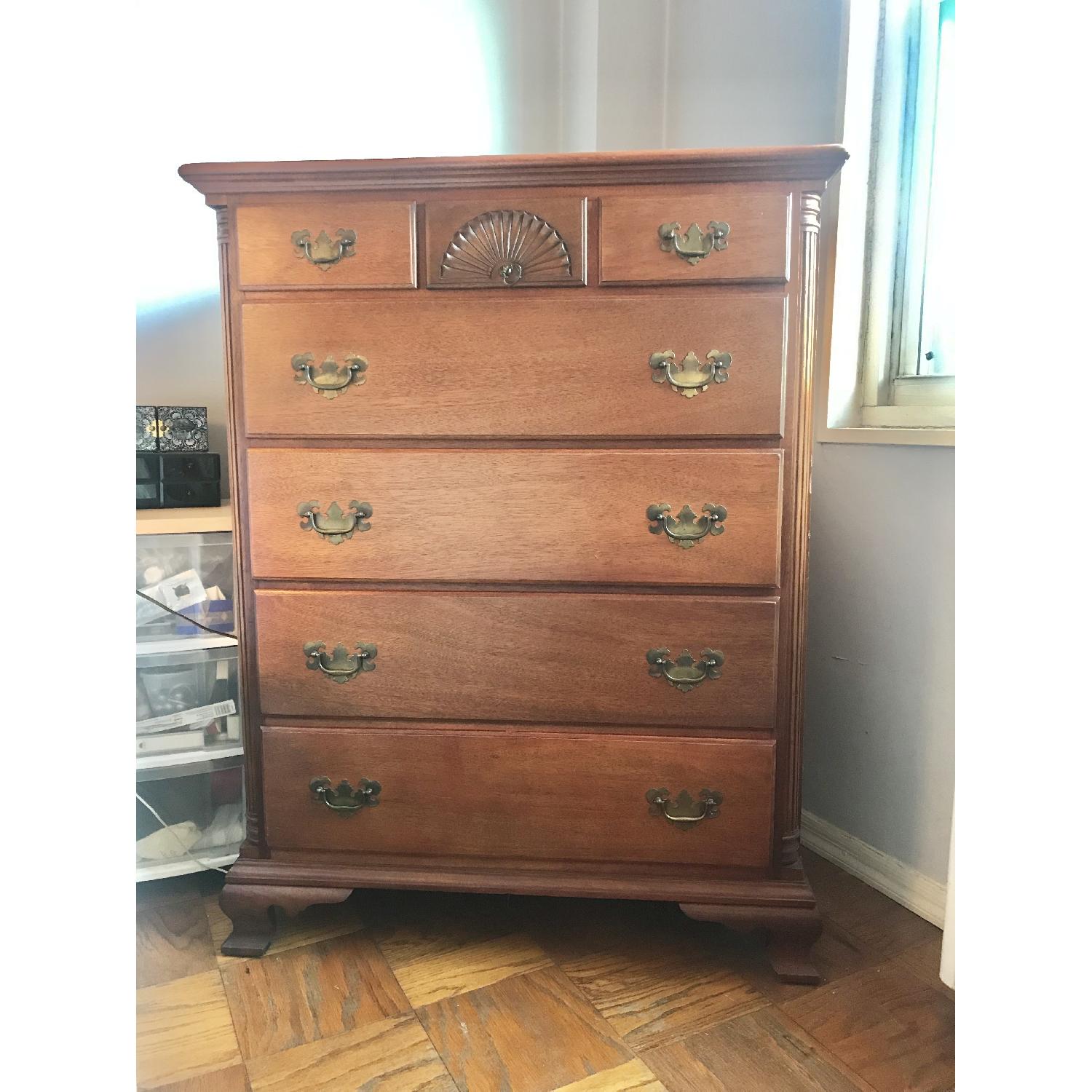 Kling 1950s Solid Wood Mahogany Dresser - image-3
