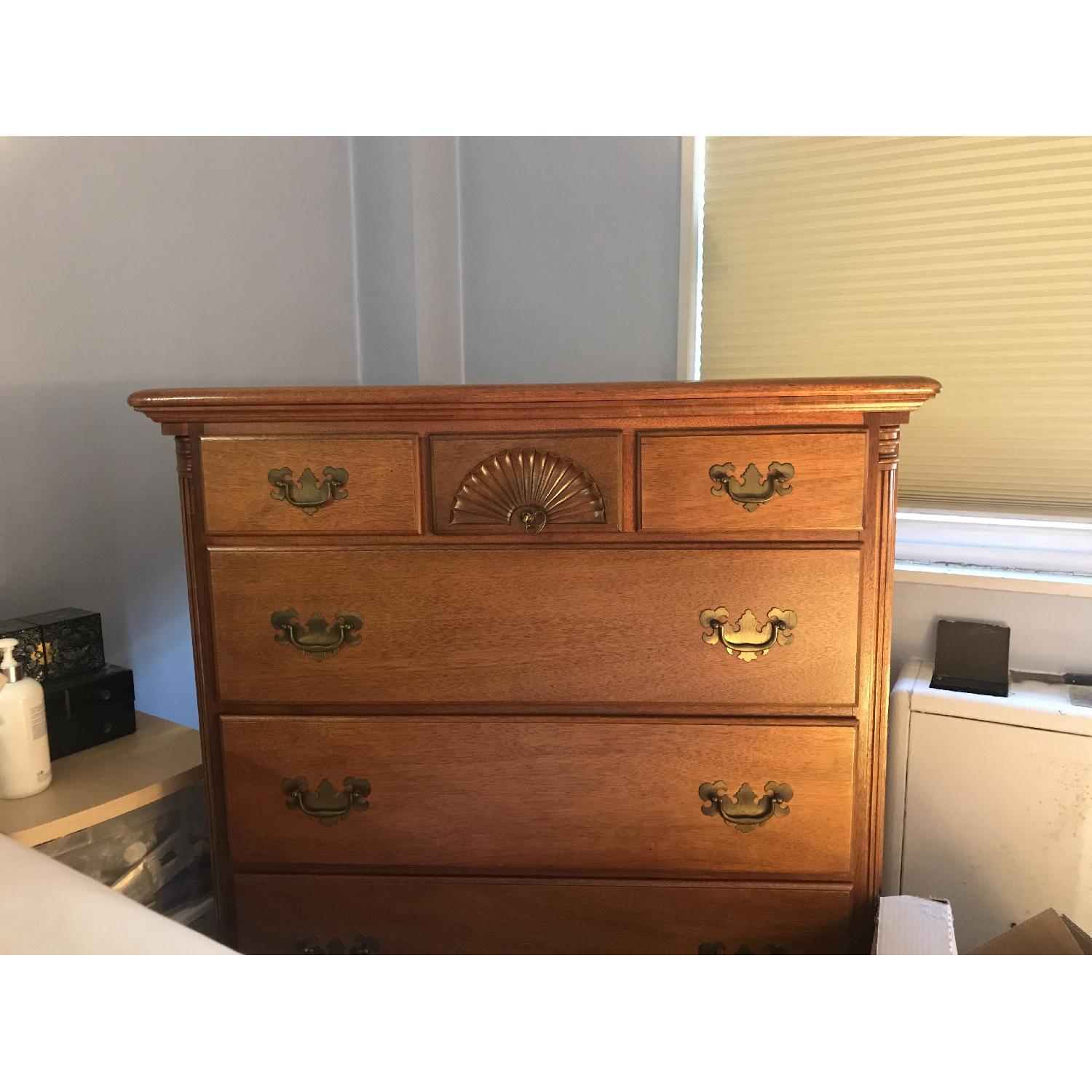 Kling 1950s Solid Wood Mahogany Dresser - image-9