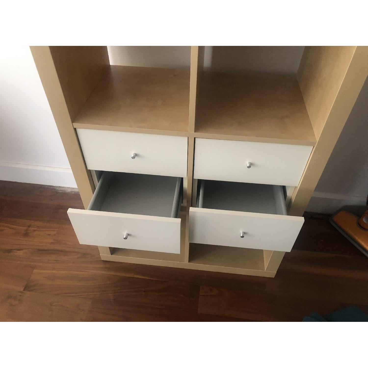 Ikea Kallax Cube Shelving Unit in Birch - image-4