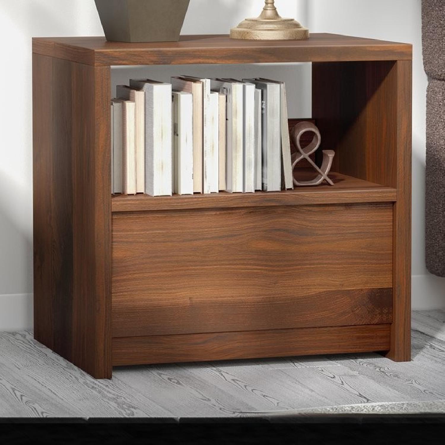 Mercury Row Posner One Drawer Nightstand - image-1