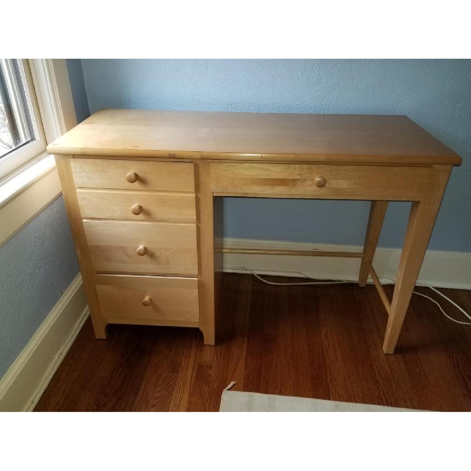 Vermont Precision Woodworks Natural Maple Desk - image-1
