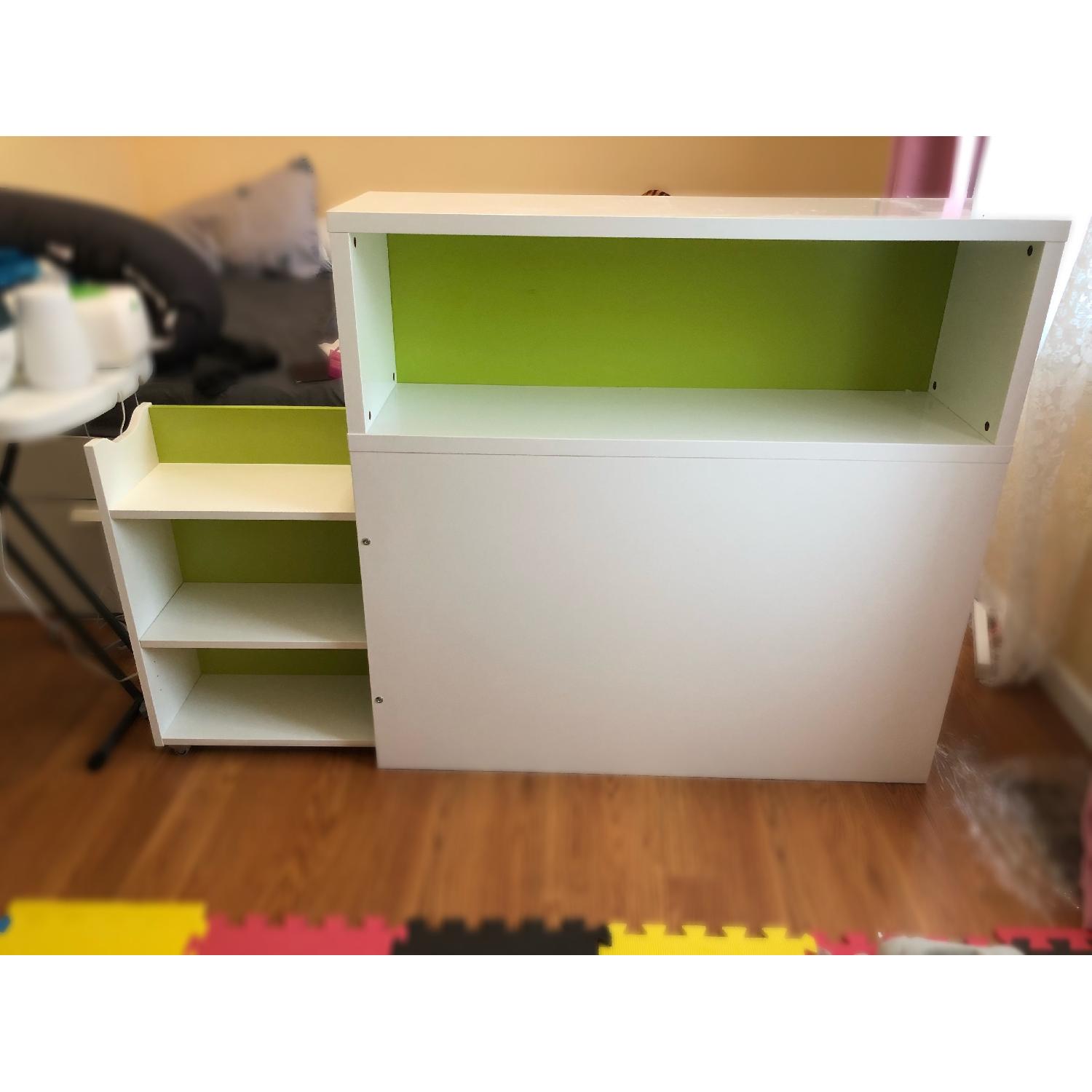 Ikea Twin Size Headboard w/ Storage AptDeco