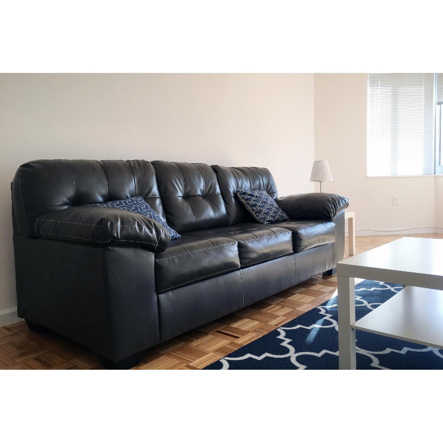 Ashley Alliston DuraBlend Gray Sofa - image-4