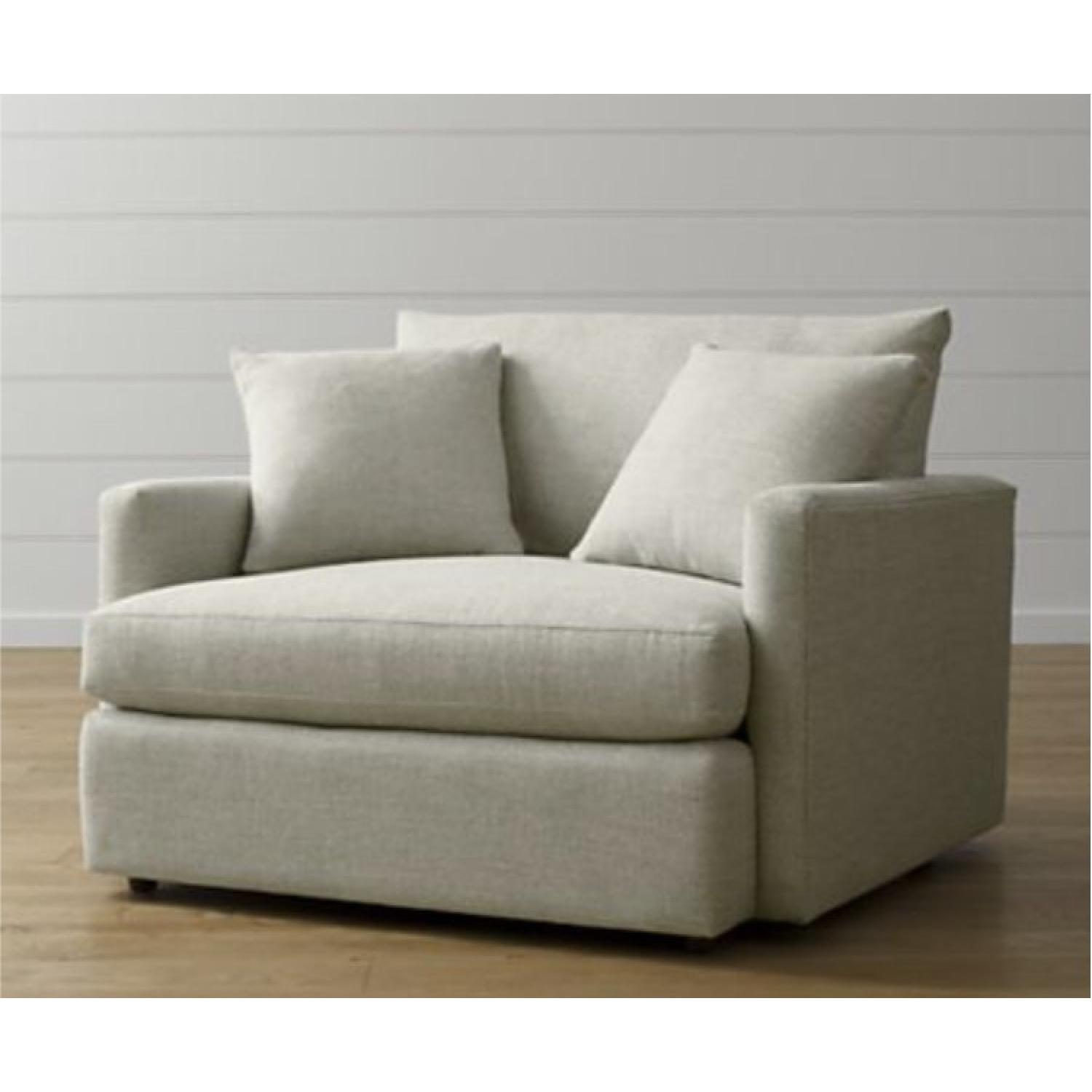 Crate & Barrel Lounge ll Sofa + Chair and a Half - image-7