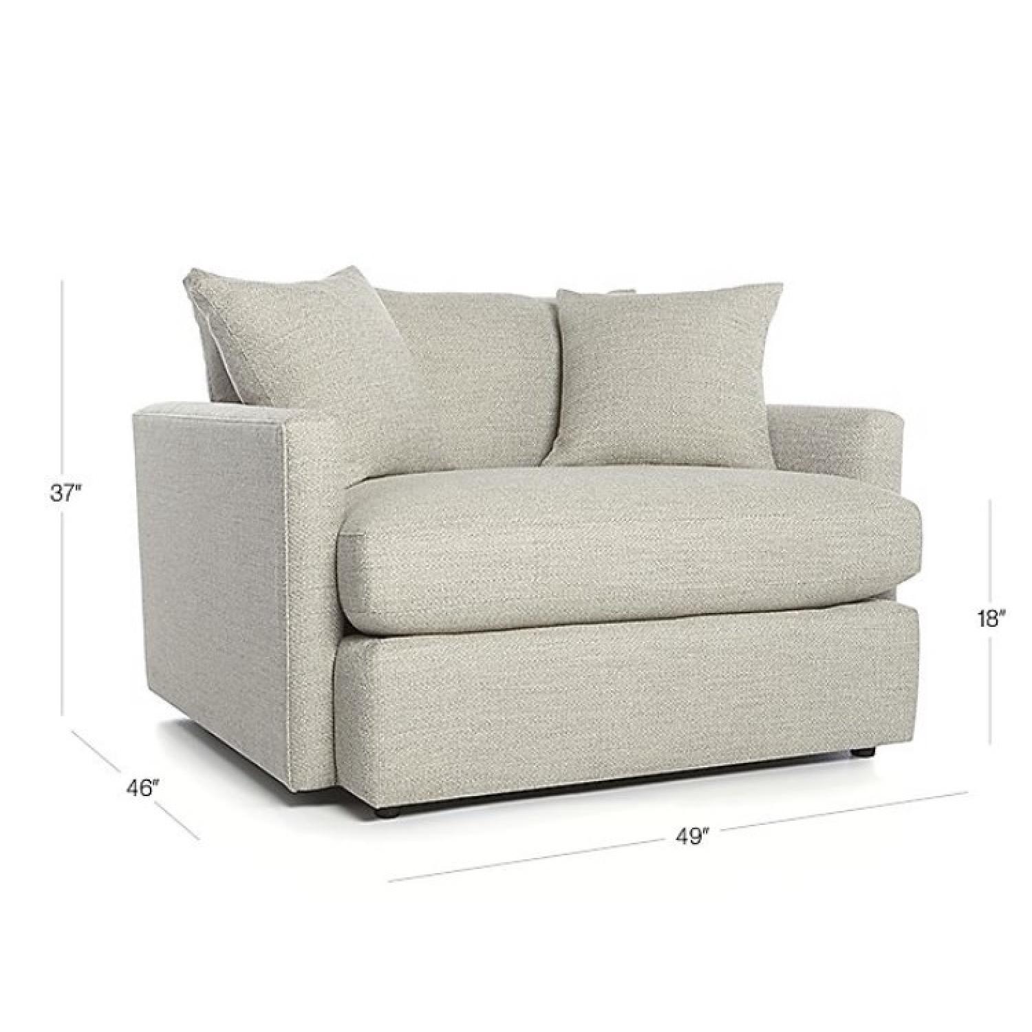 Crate & Barrel Lounge ll Sofa + Chair and a Half - image-8