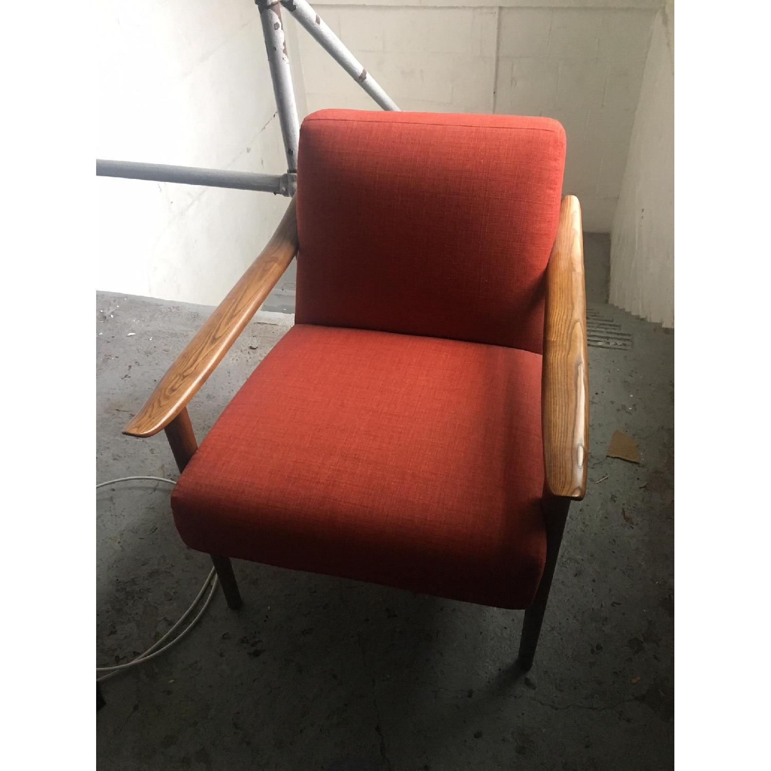 West Elm Mid-Century Upholstered Chair - image-1
