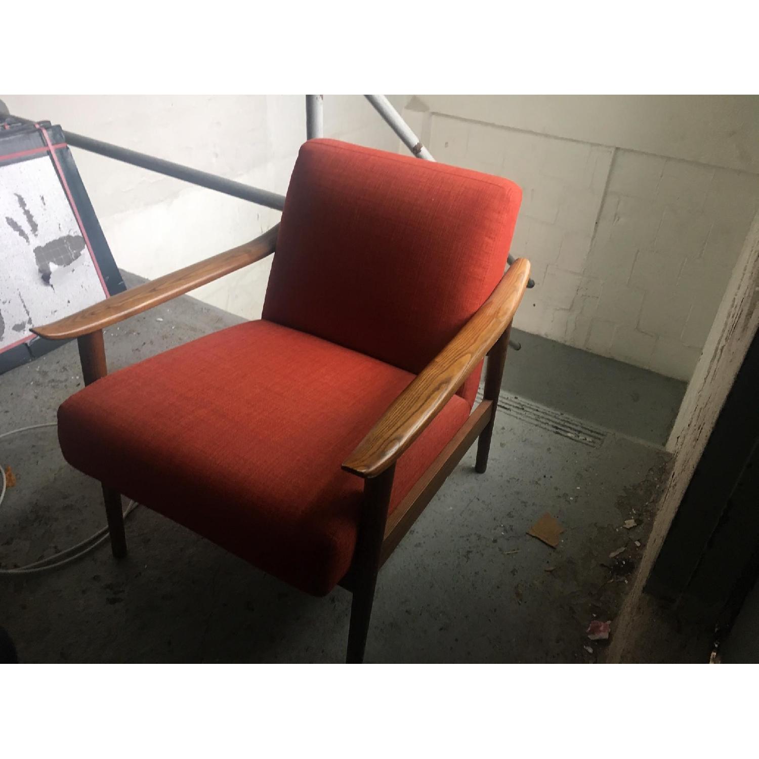 West Elm Mid-Century Upholstered Chair - image-2