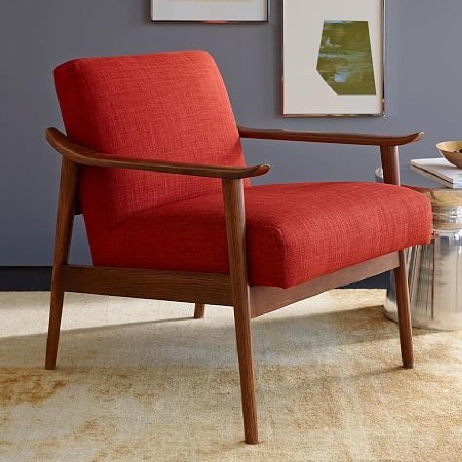 West Elm MidCentury Upholstered Chair AptDeco