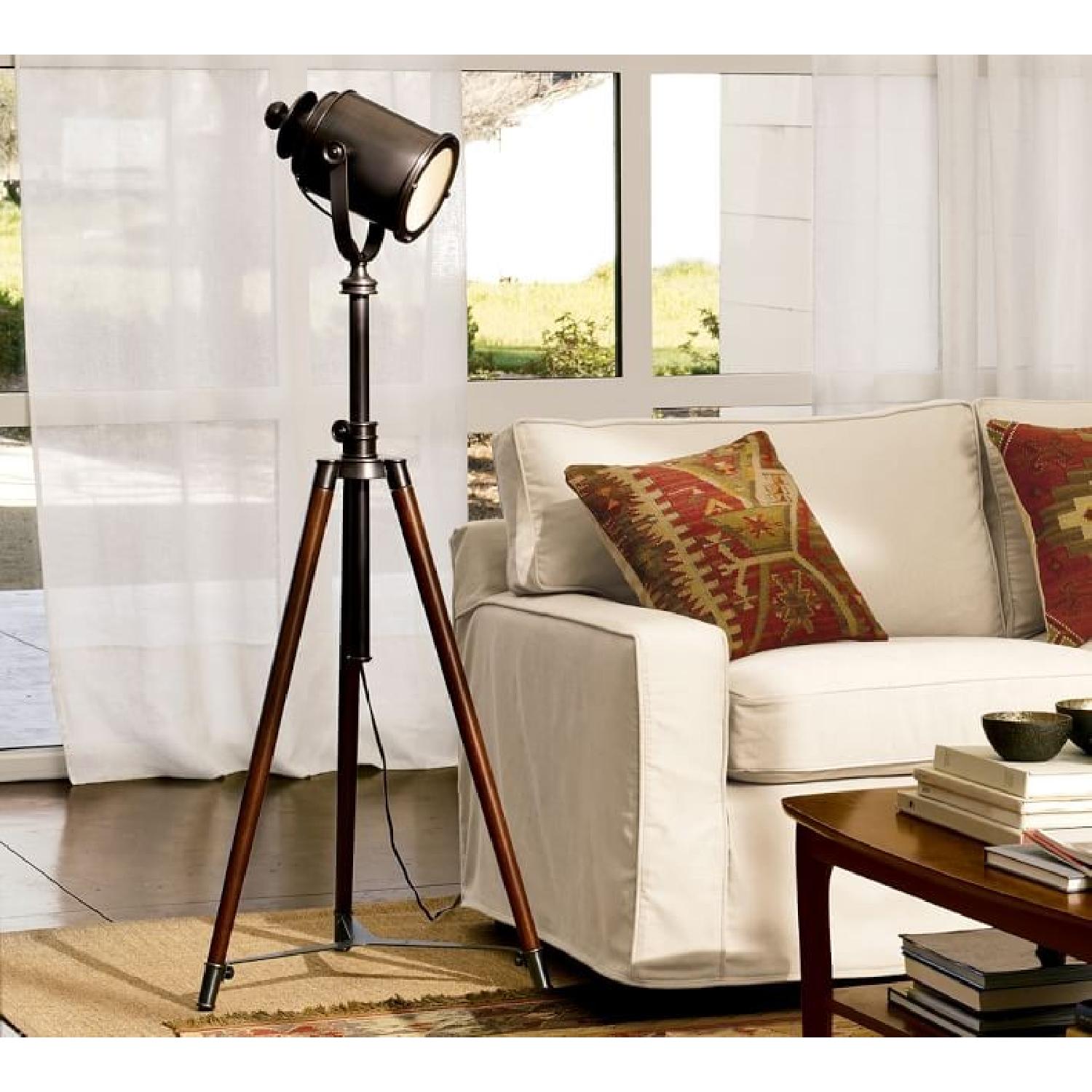 Pottery Barn Photographer's Tripod Floor Lamp - image-1