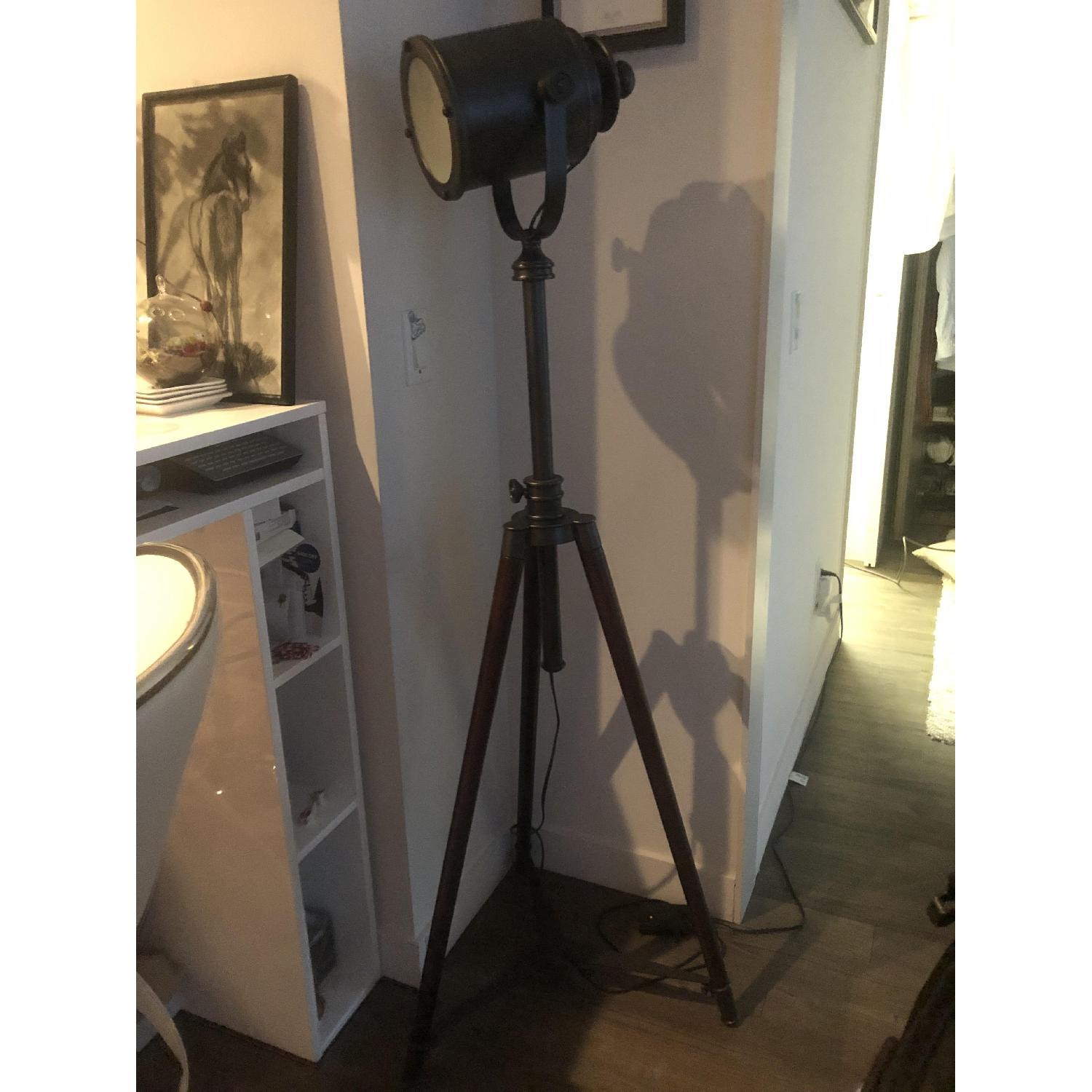 Pottery Barn Photographer's Tripod Floor Lamp - image-2